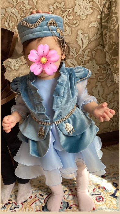 Қазақша көйлек туфлимен 1 жасқа