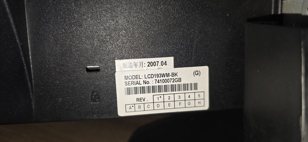 Monitor LCD Nec Accusync LCD193WM, 19" si boxe