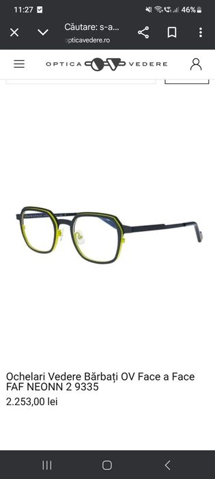 Ochelari Vedere Bărbați  Face a Face  NEONN 2