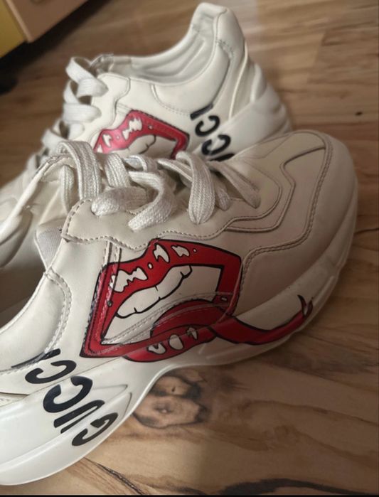 Papuci Gucci din piele