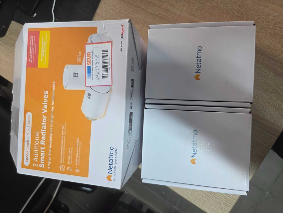 Cap Termostat Smart NETATMO NAV-EN, Wi-Fi, alb