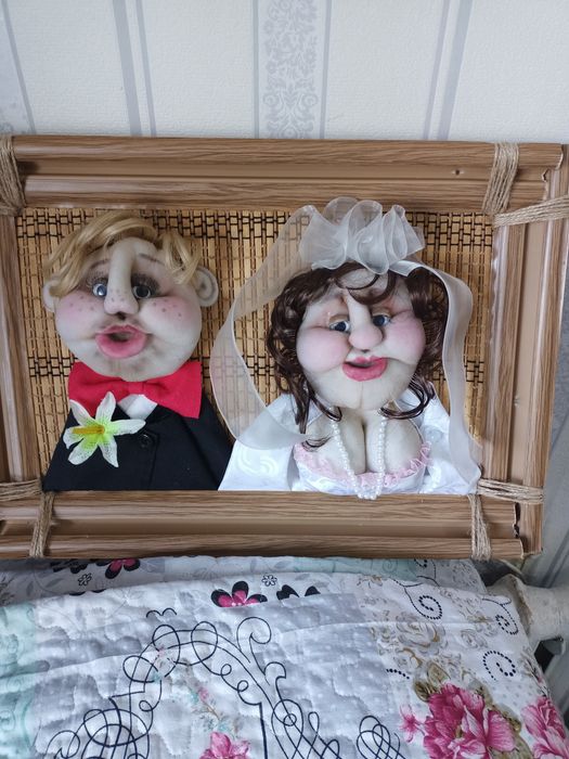 Ручная работа,жених и невеста