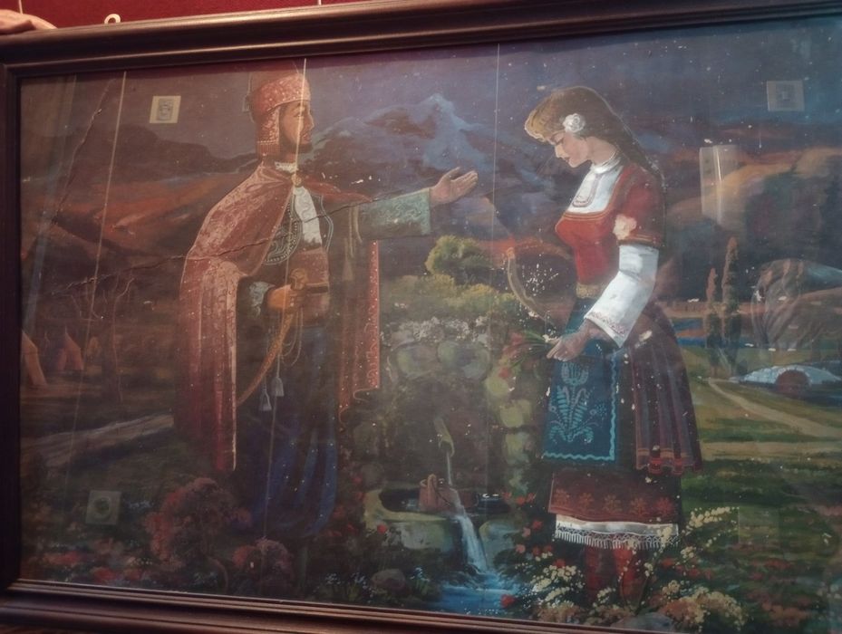 Картина "Изворът на Белоногата