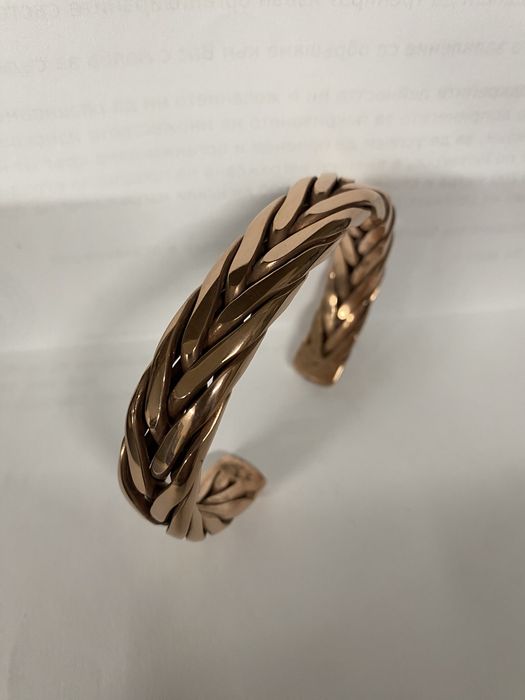 Медна гривна 18см