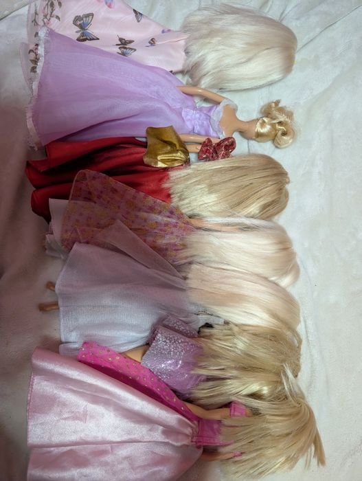 Lot păpuși Barbie prințese