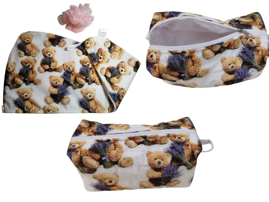 Ново предложение за подарък сет несесер, тюрбан