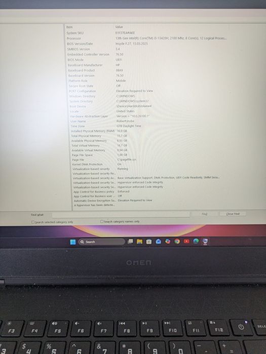 Laptop Gameing Omen 16 wd-000x