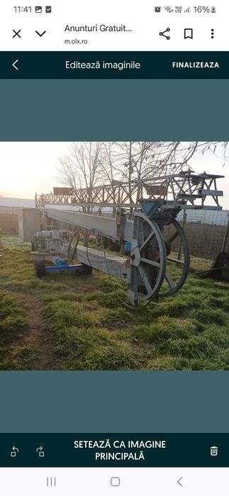Macara zincata 16 m constructii