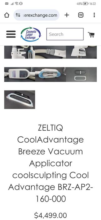 Aplicator Zeltiq CoolSculpting CoolCurve
