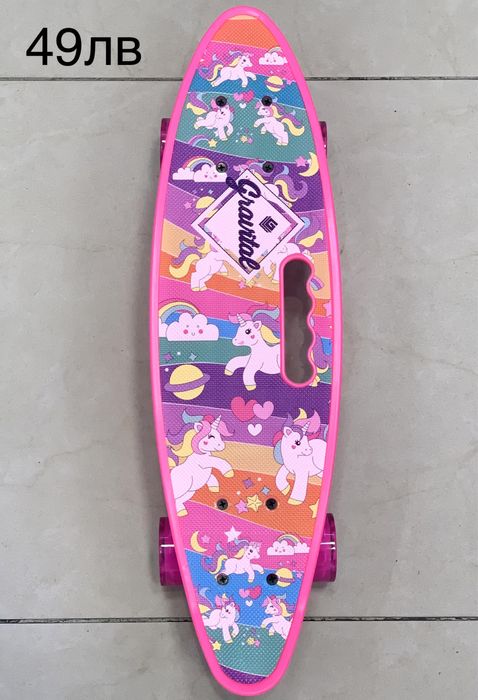 Пениборд принт /Pennyboard led/Скейтборд