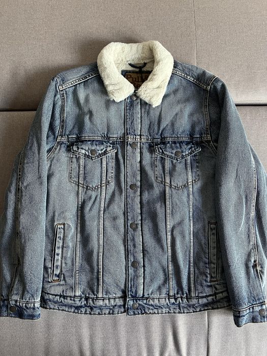 Geaca de blugi imblanita Pull&Bear