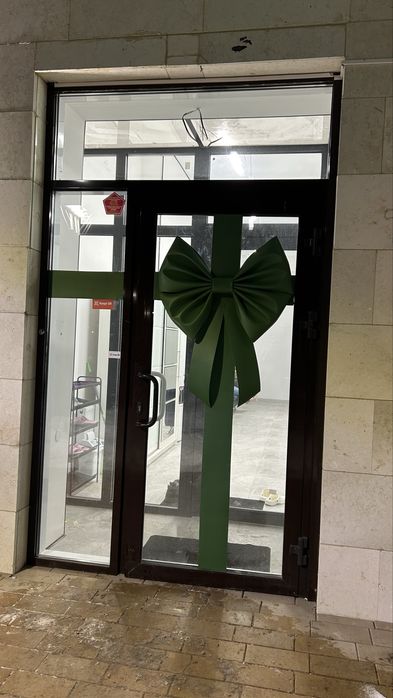 Новогодний бант для оформление елки