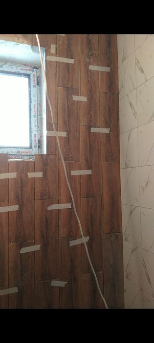 Отделка левкас кафель