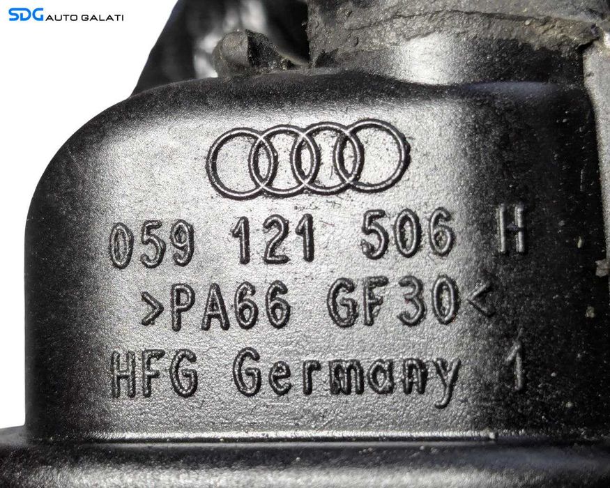 Flansa Lichid Racire Motor Termostat Apa Audi A7 3.0 TDI 2010 - 2018 Cod 059121506H, 059121506 [LR3292]