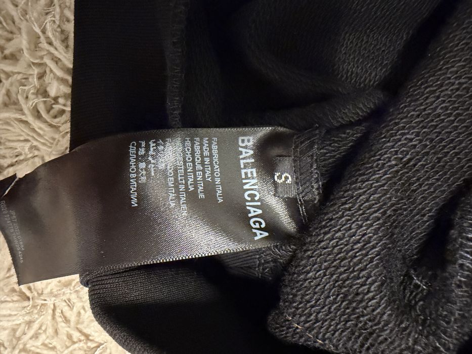Hanorac Balenciaga negru
