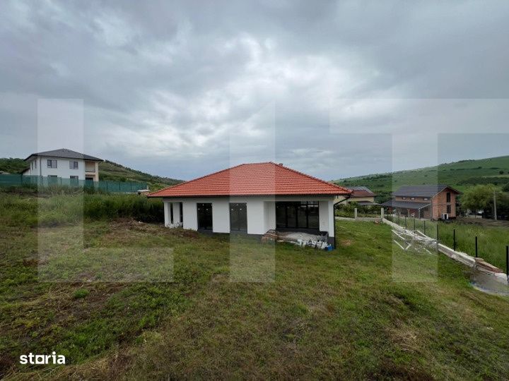 Casa moderna pe un nivel, finisaje la alegere | teren 1112 mp | Apahid