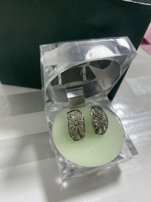 Серьги серебро 925 пробы продам