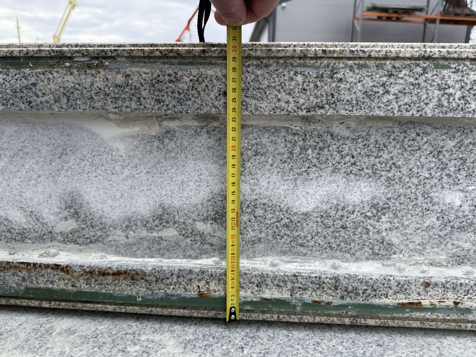 Capace gard granit (soclu + stâlpi) – exterior