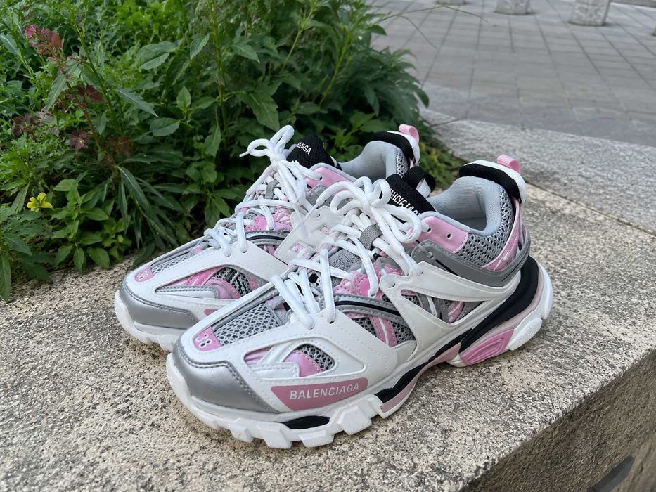 Balenciaga Track Sneakers №38 | White Pink | Отлично състояние