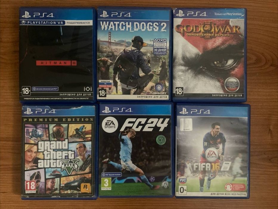 Продам диски на ps4