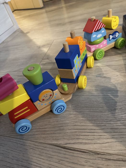 Лот Детски дървени играчки