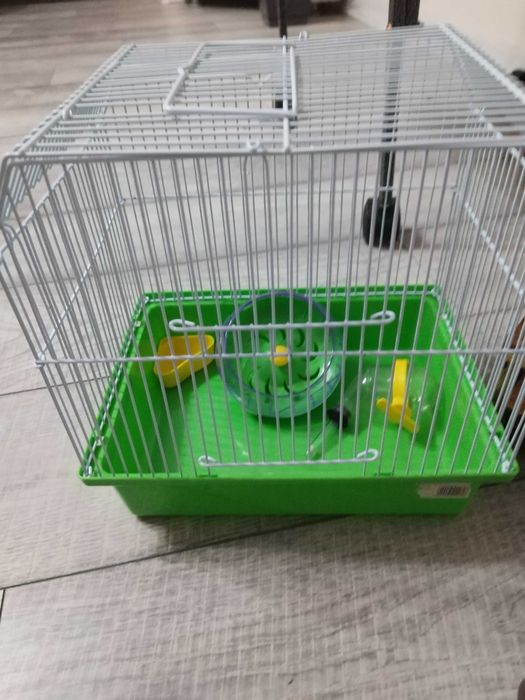 Cușcă hamster cu accesorii