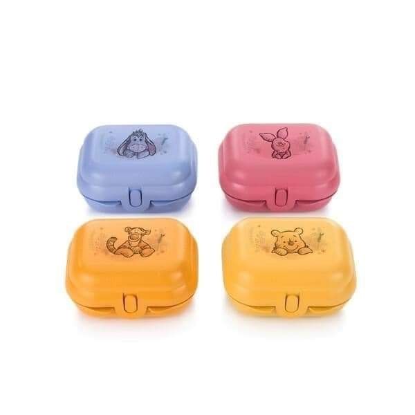 Set 4 scoici/ portmerinde Tupperware Disney Winnie The Pooh&Friends