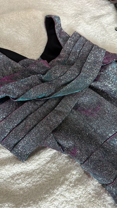 Платье блестящее рыбка