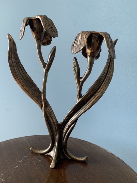 Месингов свещник/ 60-те