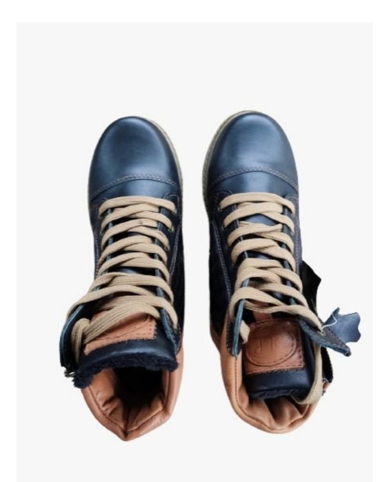 Осенние ботинки кожаные детские