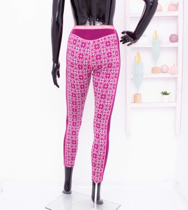 Kari Traa дамски клин лилав термо бельо от мериносна вълна М