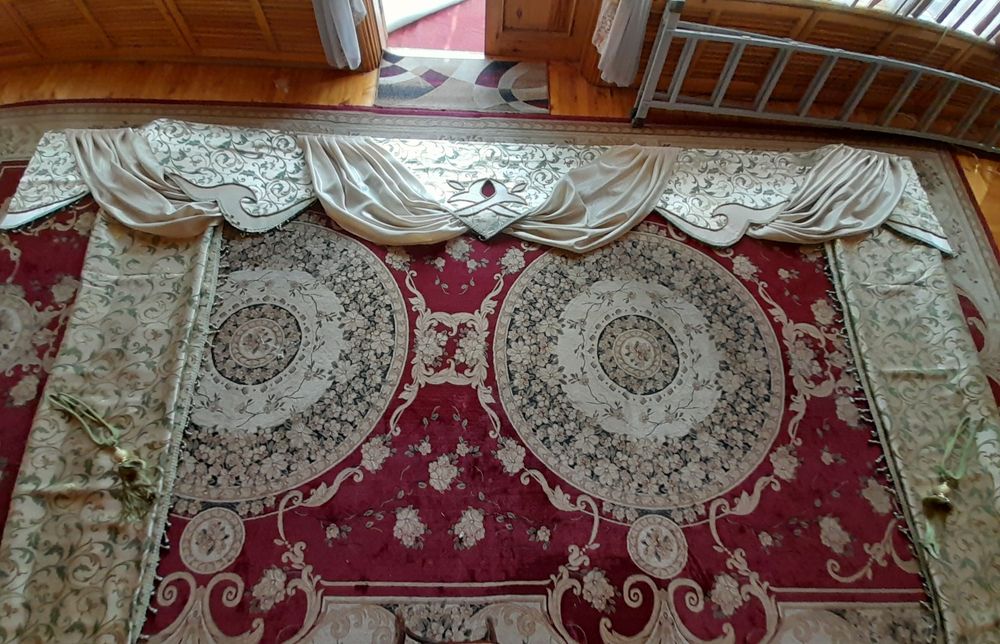 Turetskiy parda, razmer 3×6, eshik pardasiyam bor 1,5×3, kelishiladi