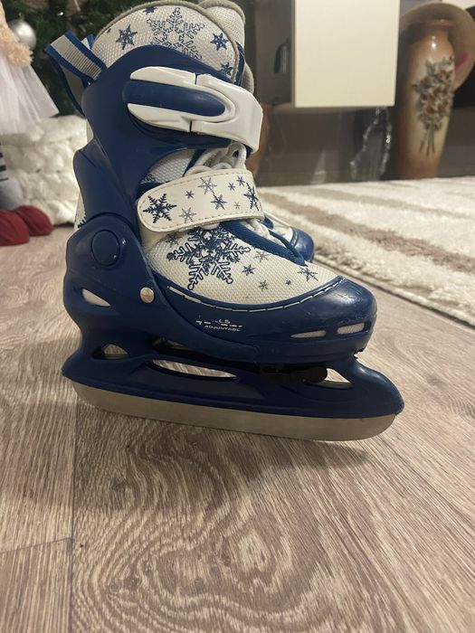 Детские раздвижные ледовые  коньки