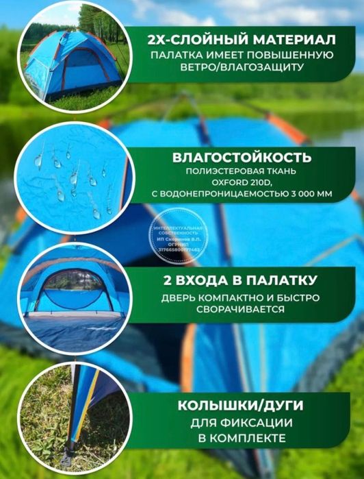 Палатка для рыбалки, отдыха