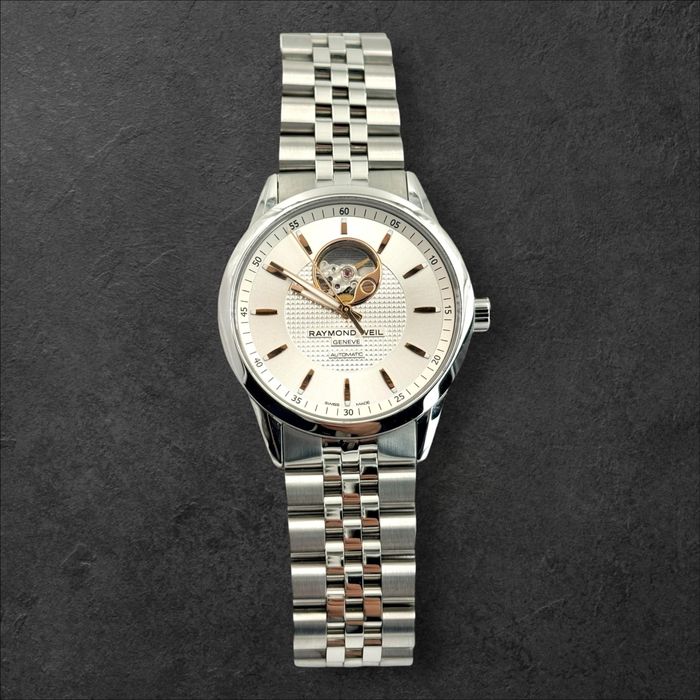Raymond Weil Freelancer Open Heart Automatic ЧИСТО НОВ мъжки часовник
