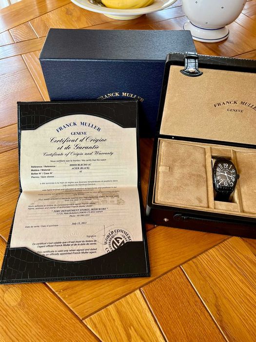 Часовник Frank Muller Black Croco - оригинален!