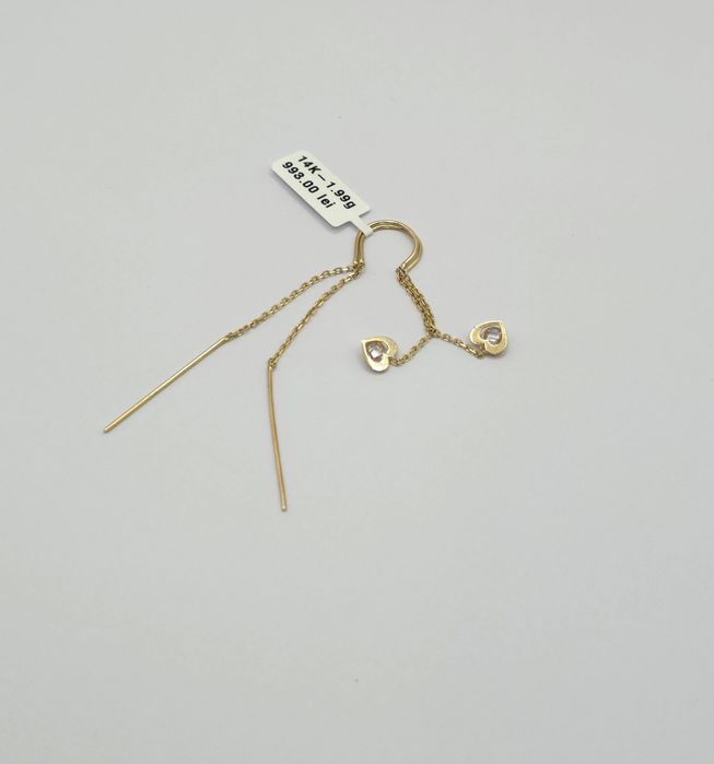 Bijuteria Royal cercei din aur 14k 1.99 gr