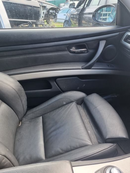 Черно кожено рекаро с подгрев за бмв е92