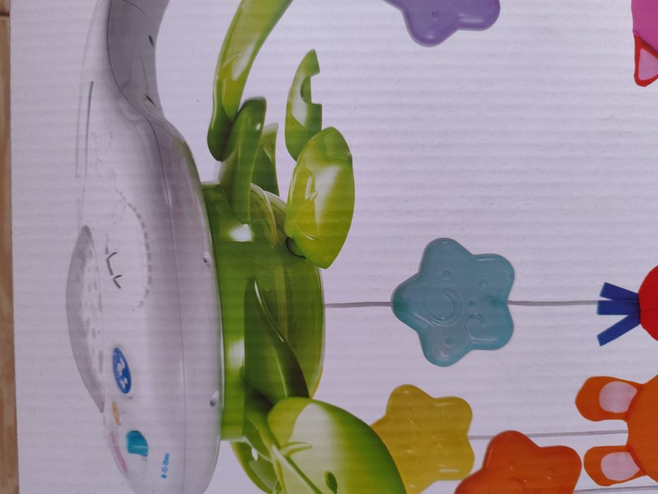 Въртяща се играчка за креватче - прожектор