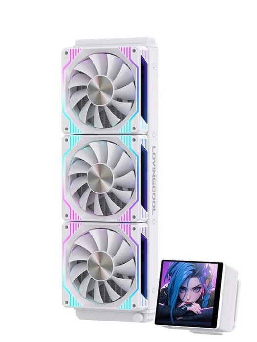 ; Водяное охлаждения для cpu LOVINGCOOL DP-01 360 ARGB LCD