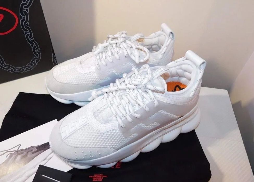 Sneakersi Versace Chain Reaction White
