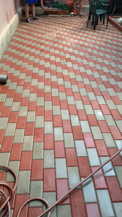 Montaj pavele bordura Rigola gazon