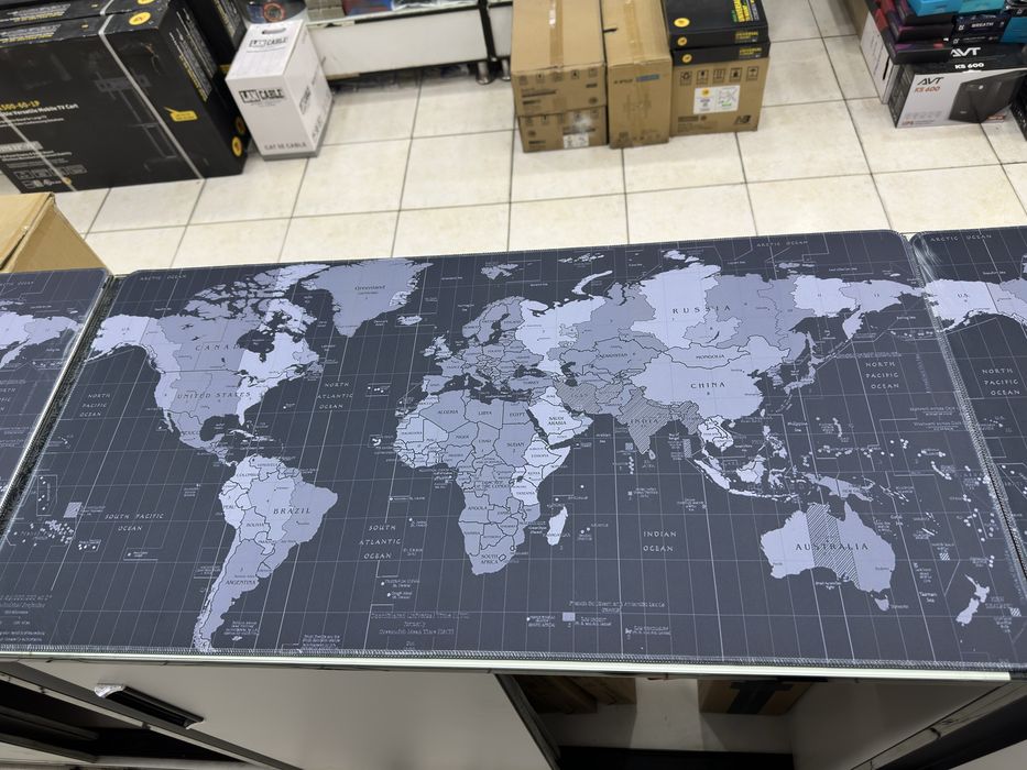 Коврик Kovrik Big map 100x50 3mm Новый Yangi Коврик для ноутбук и комп