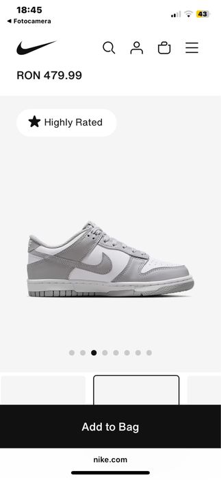 Nike Dunk Low incaltaminte sport noi cu cutia originala