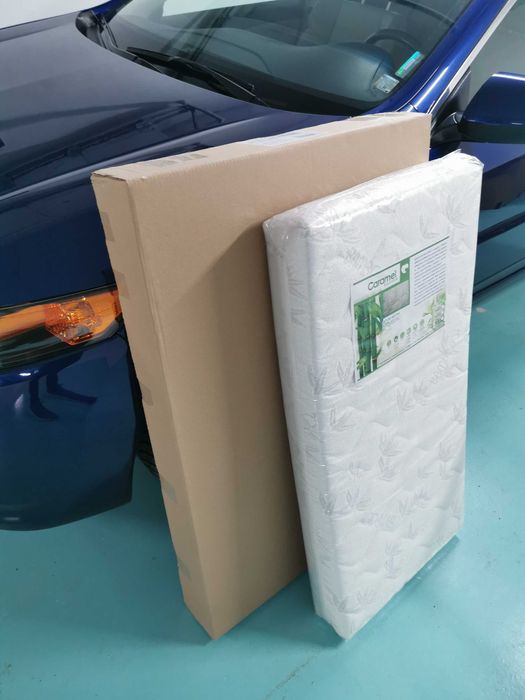 ЧИСТО НОВО!!! Бебешка кошара ДАРА 50/100 + Матрак + Обиколник!!!