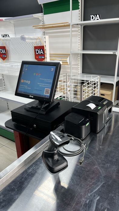 Программа Умаг umag касса учет Моноблок сканер принтер  денежный ящик