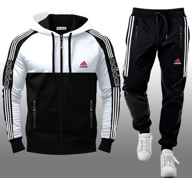 Анцунг Adidas черно и бяло