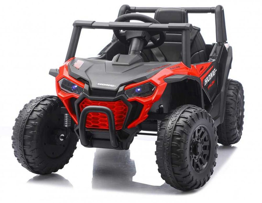 Masinuta electrica de teren pentru copii Nichiduta Off Road UTV Talon i-4WD Red cu telecomanda,acumulator 12V,scaun din piele,slow start,suspensii