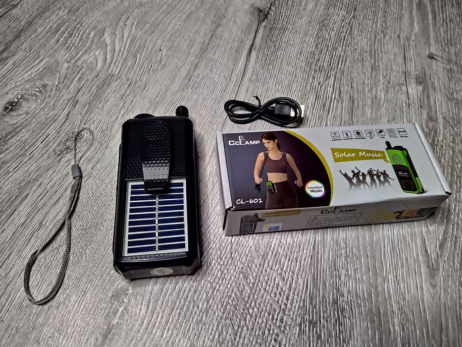 Radio Portabil cu Lanterna, Bluetooth, Card, USB,  Camping, Pescuit