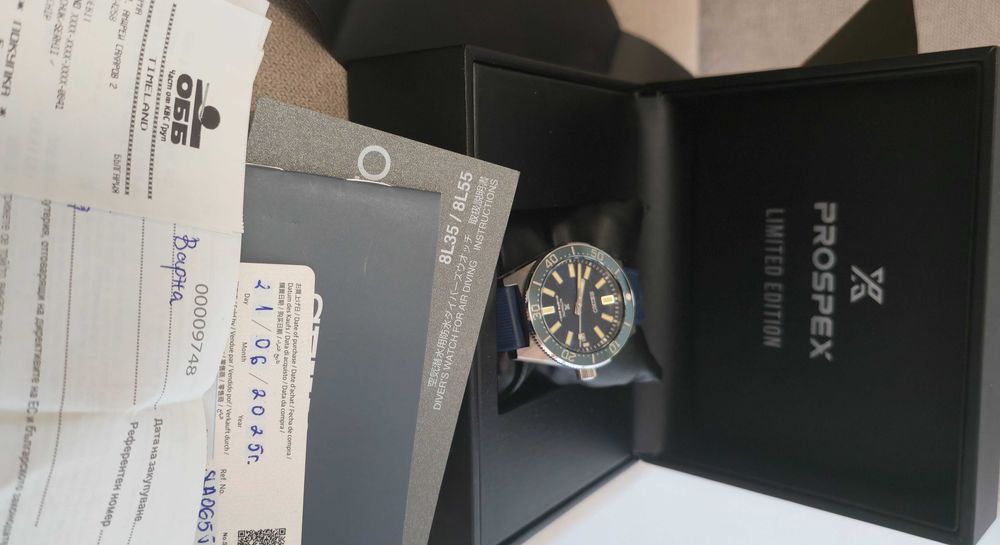 Seiko Prospex SLA065J1 "Save the Ocean" Limited Edition